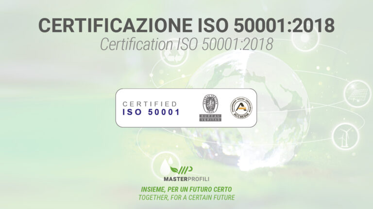 Master Profili ottiene la certificazione ISO 50001 e rafforza il proprio sistema di gestione energetica