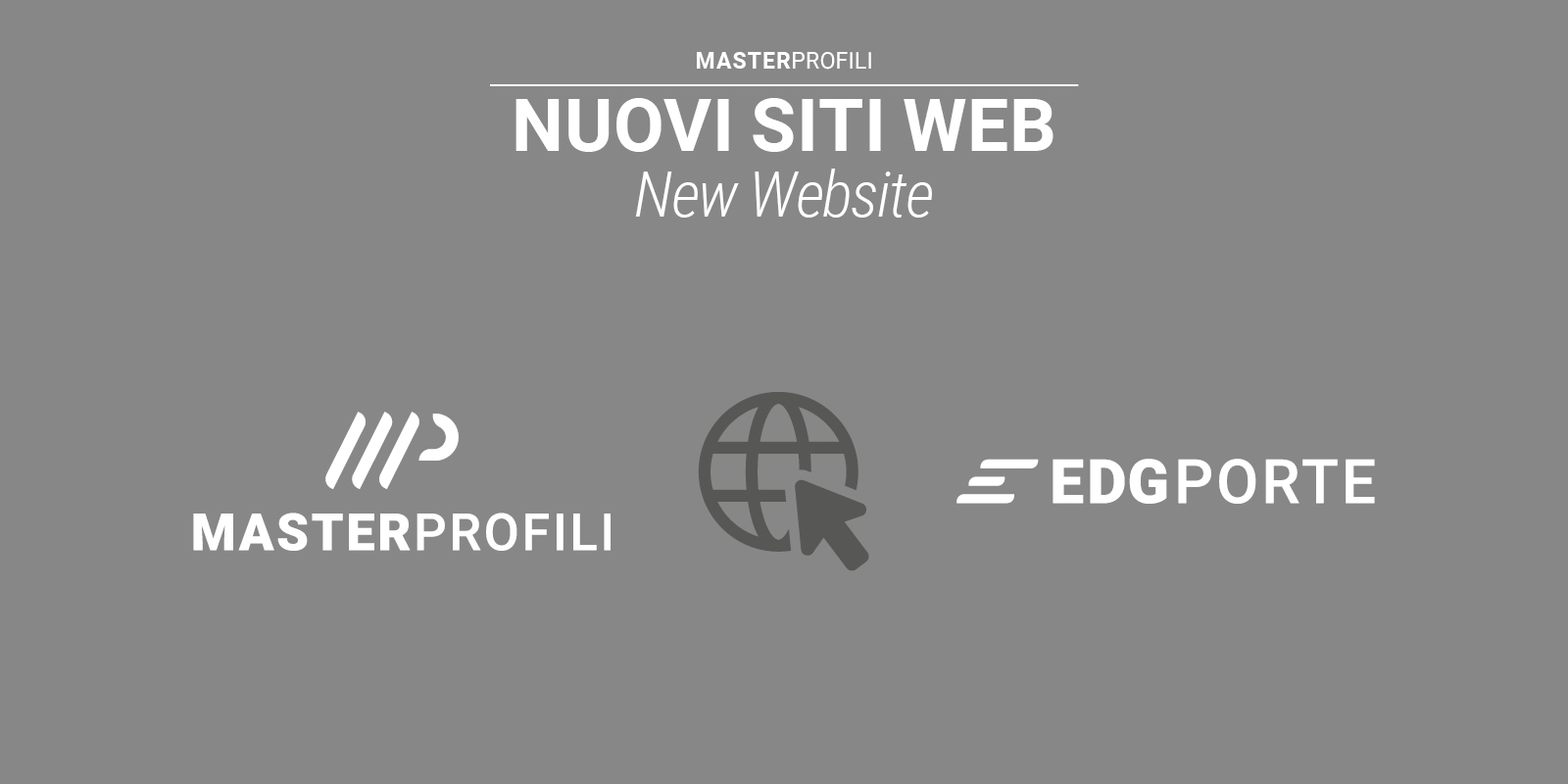 Master Profili ed EDG Porte: online i nuovi siti